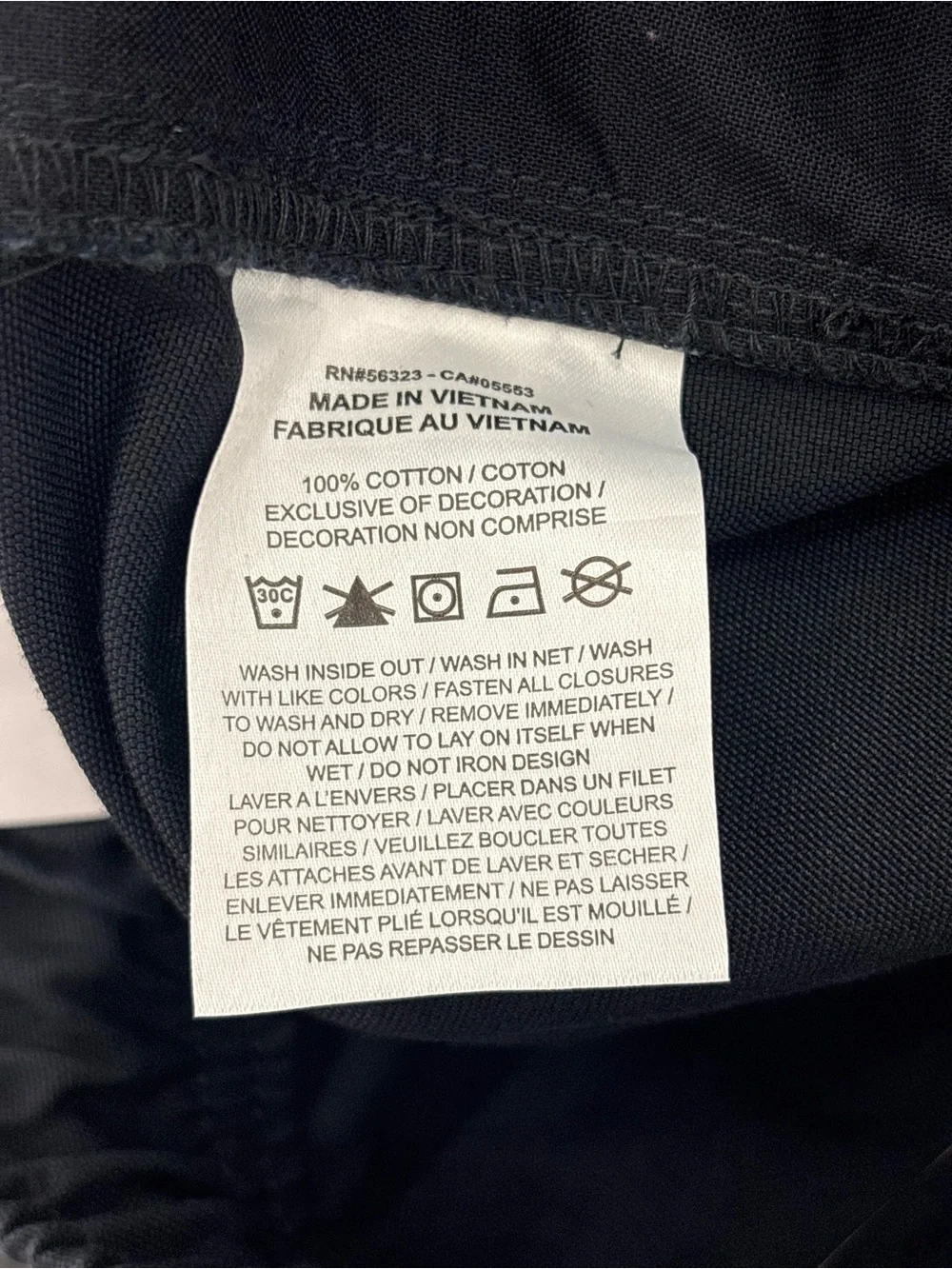 Jordan Black Cargo Pants with Subtle JumpMan logo FV7255-010 Men’s size M NEW